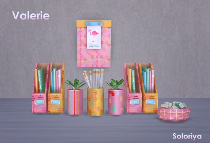 Sims 4 Valerie set clutter (P) at Soloriya