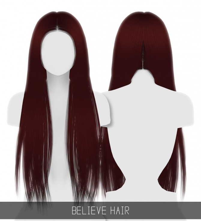Sims 4 BELIEVE HAIR at Simpliciaty