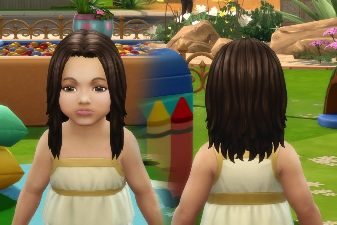 Sims 4 Dynamic Hairstyle for Toddlers at My Stuff