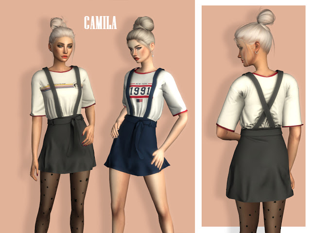 Sims 4 Camila Dress at Laupipi