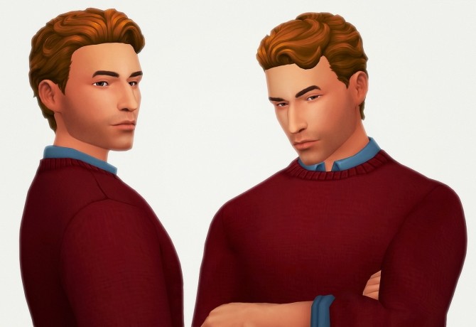 Sims 4 Brent hair at KotCatMeow