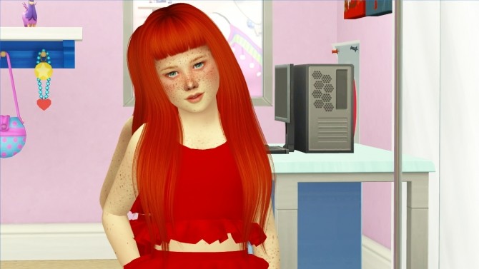 Sims 4 NIGHTCRAWLER BITTEN HAIR KIDS AND TODDLER VERSION at REDHEADSIMS