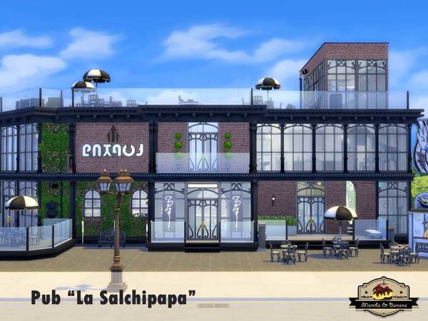 Sims 4 Pub La Salchipapa by Mamba Negra at TSR
