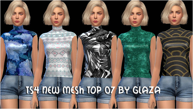 Sims 4 Top 07 at All by Glaza