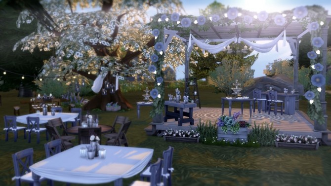 Sims 4 Meadow of Matrimony Preview Set for Rustic Romance at The Plumbob Tea Society