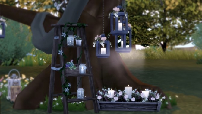 Sims 4 Meadow of Matrimony Preview Set for Rustic Romance at The Plumbob Tea Society