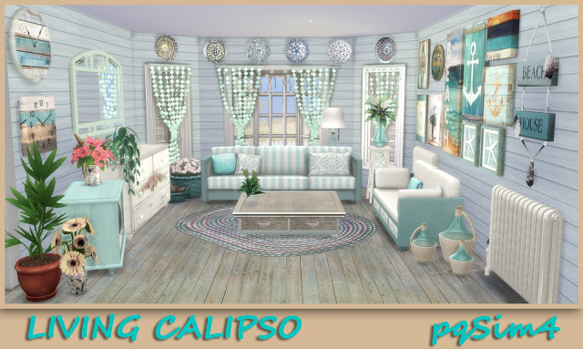 Sims 4 Calipso Living at pqSims4