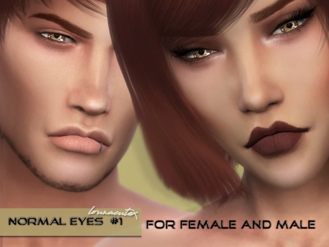 Sims 4 Normal Eyes V1 at Lounacutex