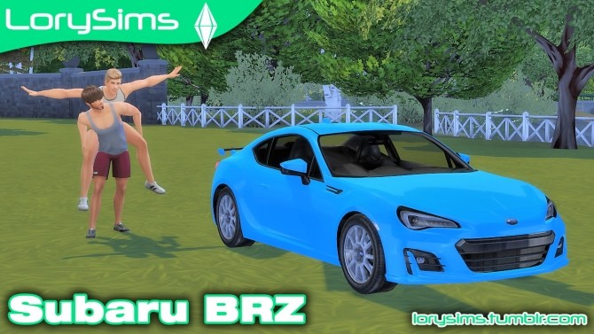 Sims 4 Subaru BRZ at LorySims