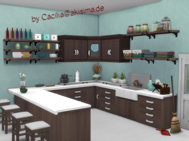 Sims 4 Selvadorada shelves by Cäcilia at Akisima