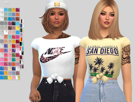 Paper Towns T-shirt by Pinkzombiecupcakes at TSR » Sims 4 Updates