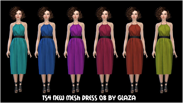 Sims 4 DRESS 08 at All by Glaza