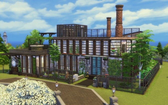 Sims 4 Chelsea loft by Bloup at Sims Artists