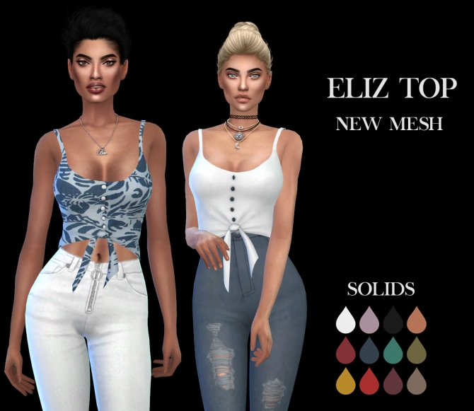 Eliz Top Fixed at Leo Sims » Sims 4 Updates