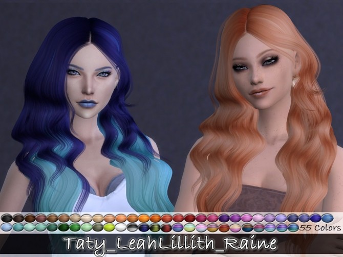 Sims 4 LeahLillith Raine Hair Retexture at Taty – Eámanë Palantír
