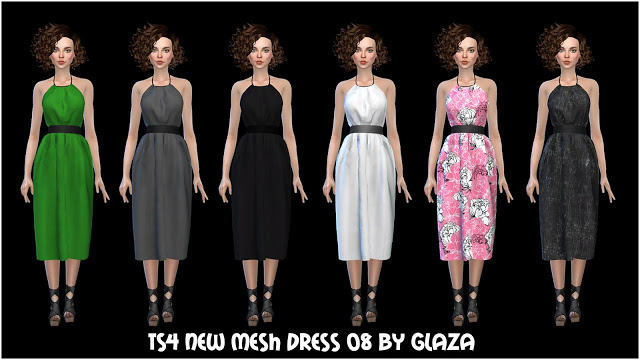 Sims 4 DRESS 08 at All by Glaza