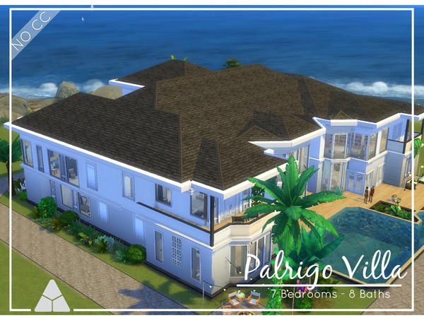 Sims 4 Palrigo Villa by ProbNutt at TSR
