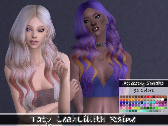 Sims 4 LeahLillith Raine Hair Retexture at Taty – Eámanë Palantír