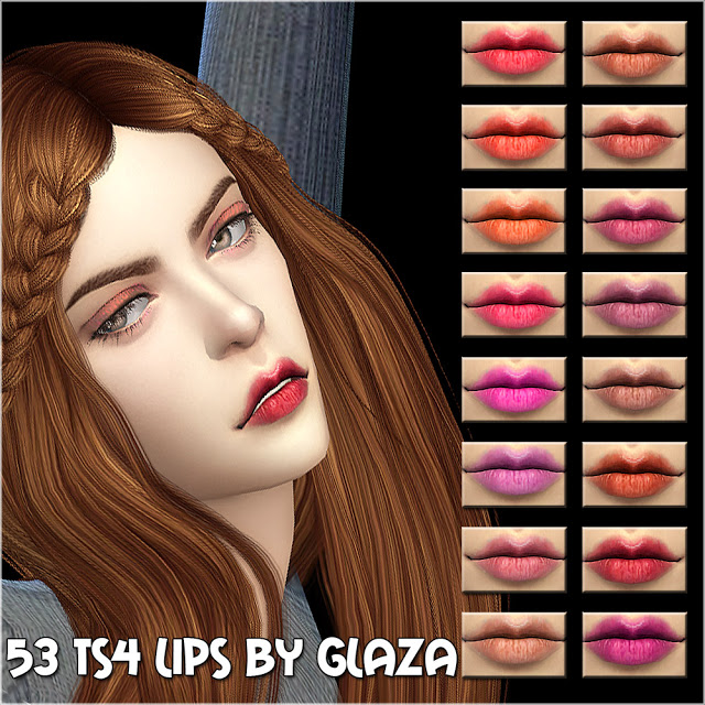 Sims 4 Lips #53 at All by Glaza