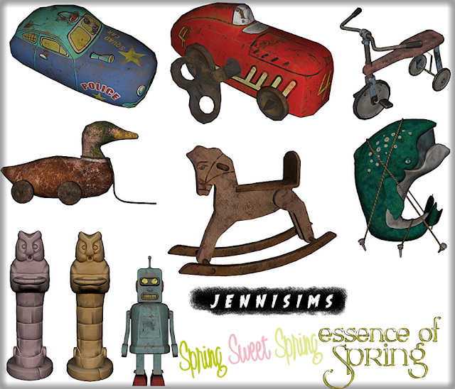 Sims 4 Set Vol 100 Decoratives 8 Items at Jenni Sims