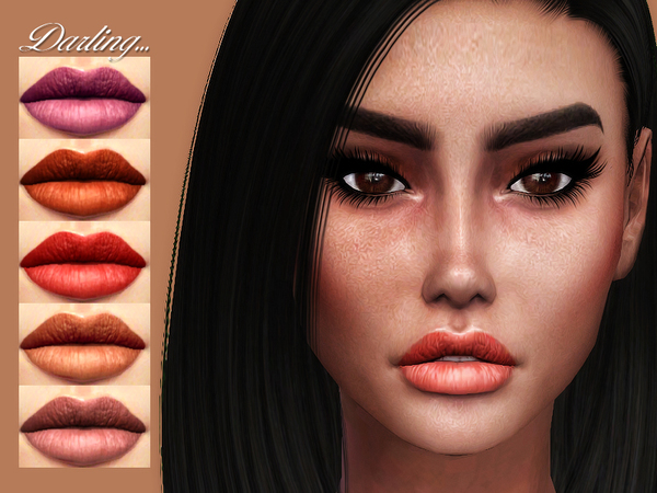 Sims 4 Darling lipstick by Sharareh at TSR
