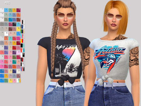 Paper Towns T-shirt by Pinkzombiecupcakes at TSR » Sims 4 Updates