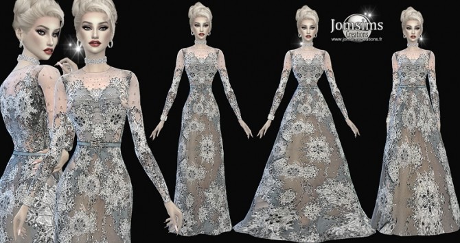 Sims 4 Namene dress set at Jomsims Creations