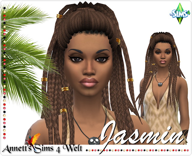 Sims 4 Model Jasmin at Annett’s Sims 4 Welt