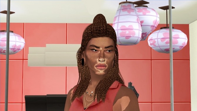 Sims 4 ADE DURHAM Hair CURLY RETEXTURE at REDHEADSIMS
