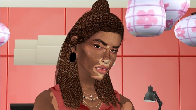 Sims 4 ADE DURHAM Hair CURLY RETEXTURE at REDHEADSIMS