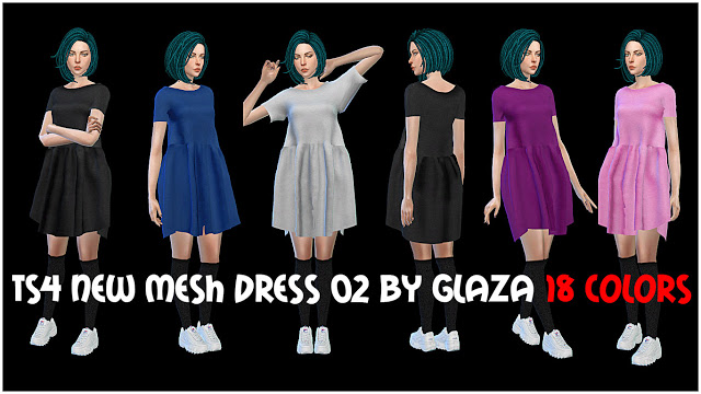 Sims 4 Dress 02 at All by Glaza