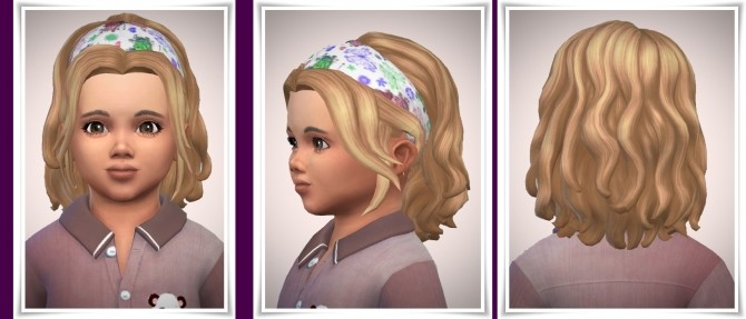 Sims 4 Butterfly Bandana Hair for Toddler at Birksches Sims Blog