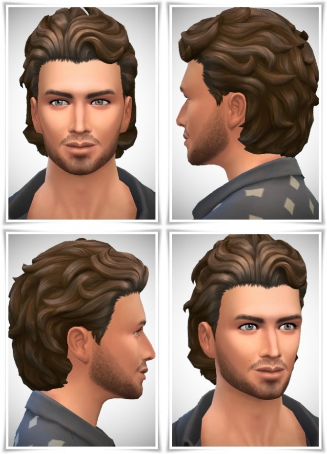 Sims 4 SweptBack with Neck Hair at Birksches Sims Blog