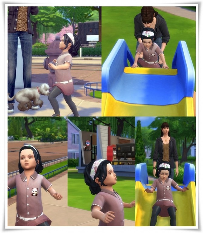 Sims 4 Butterfly Bandana Hair for Toddler at Birksches Sims Blog