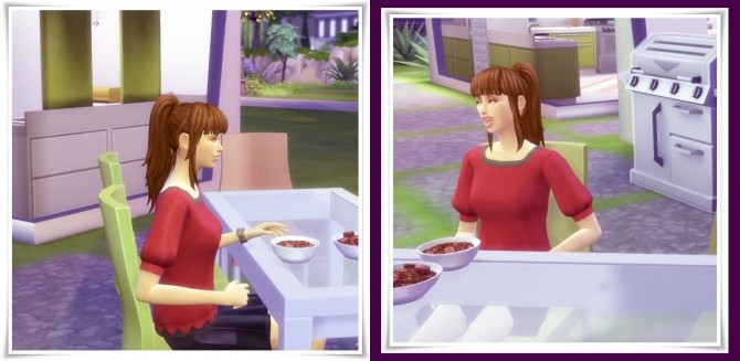 Sims 4 Lina’s Ponytail & Bangs Hair at Birksches Sims Blog