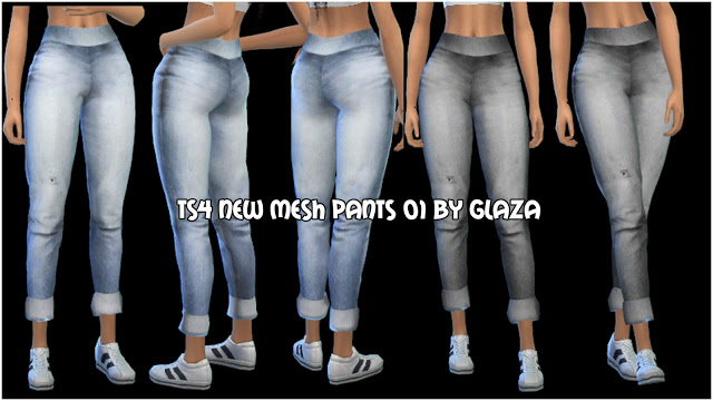Sims 4 PANTS 01 at All by Glaza