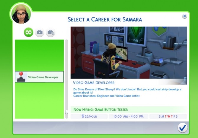 Sims 4 Video Game Developer Career TS3 To TS4 Remake by axelsrose at Mod The Sims
