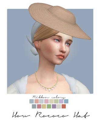 Sims 4 How Rococo Dress & Hat at Historical Sims Life
