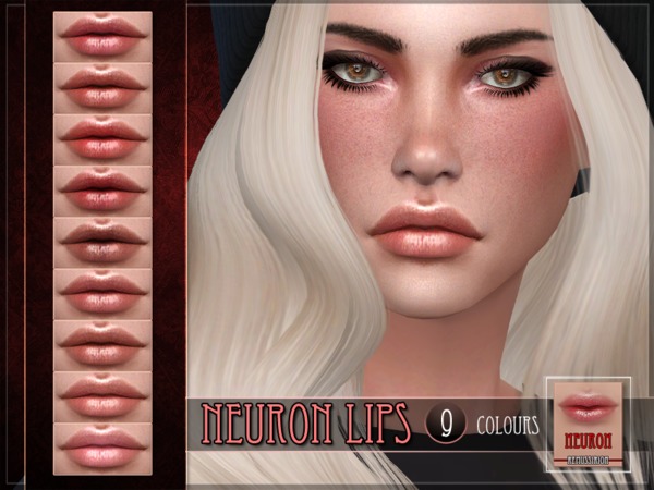 Sims 4 Neuron Lipstick by RemusSirion at TSR