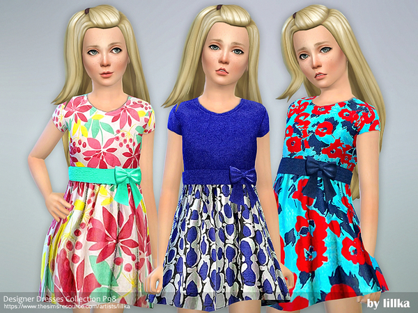 Sims 4 Designer Dresses Collection P98 by lillka at TSR