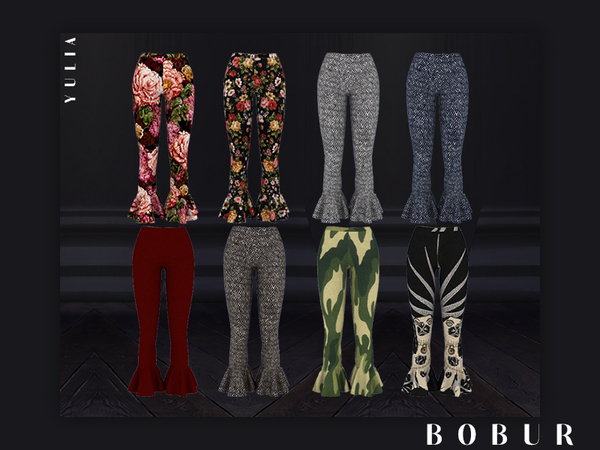 Sims 4 Yulia pants by Bobur3 at TSR