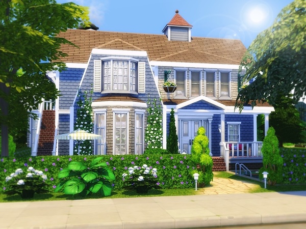 Sims 4 Dreamwood Cottage by MychQQQ at TSR