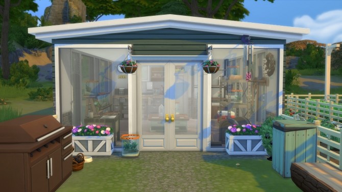 Sims 4 Garden Shed by SuperLisa at Mod The Sims
