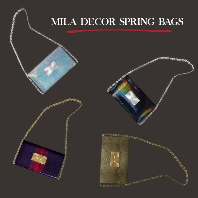 Sims 4 Spring Bag Decor at Leo Sims