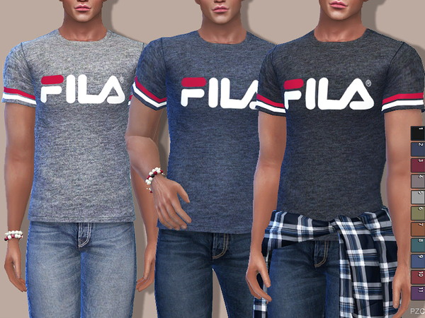 Sims 4 Tees For Him by Pinkzombiecupcakes at TSR