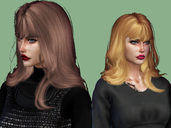Sims 4 Swift hair retexture by Sharareh at TSR