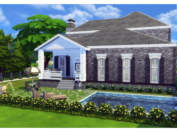 Sims 4 Waterlock house by Degera at TSR