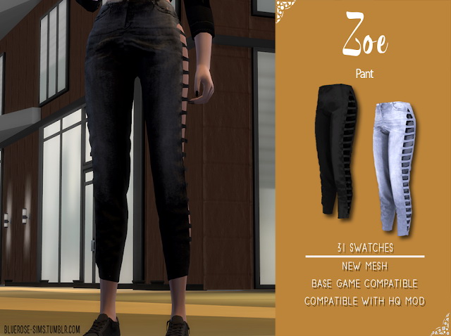 Sims 4 Urban Casual Clothes at BlueRose Sims