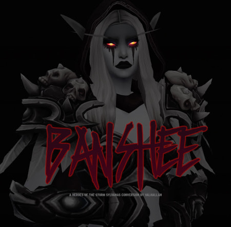Banshee Sylvanas Heroes of the Storm conversion at Valhallan