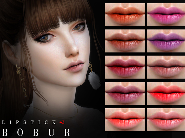 Sims 4 Lipstick 43 by Bobur3 at TSR